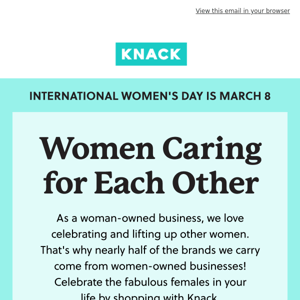 International Women's Day is March 8!