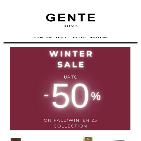 UP TO 50% OFF | Shop Winter Sale