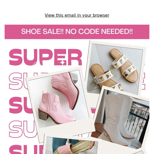 Shoe Sale 🤩