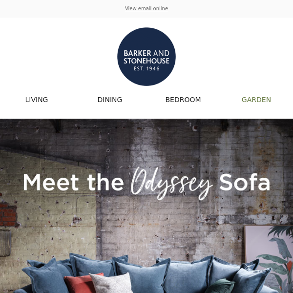 Meet The Odyssey Sofa Barker And