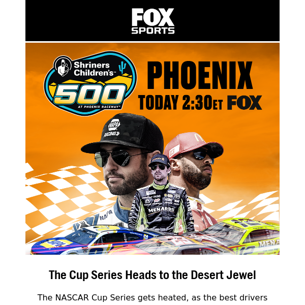 NASCAR Cup Series: It's Phoenix time