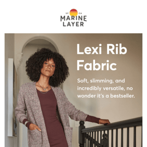 Our bestselling rib fabric in new styles (!)