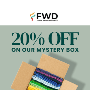 20% off scrap boxes