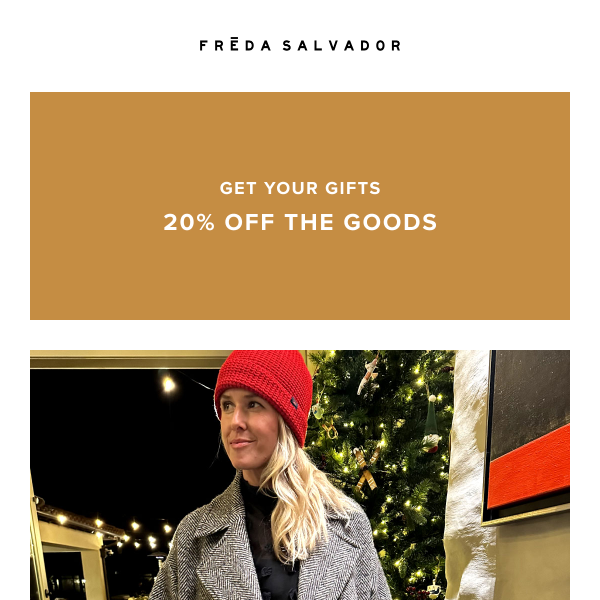 BEST PEOPLE, GOOD GIFTS 20% OFF