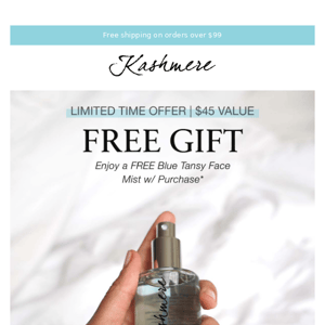 FREE Blue Tansy Mist ($45 Value)