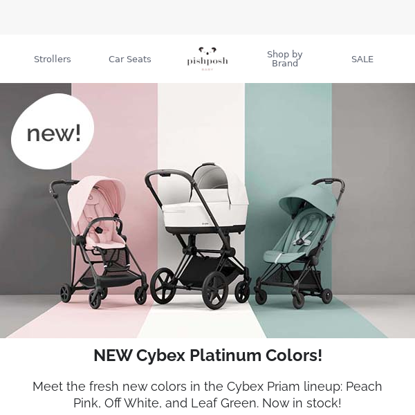 NEW Cybex Platinum Colors! 💗🤍💚