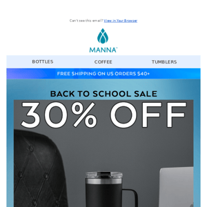 BACK TO SCHOOL: 30% OFF