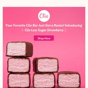 Clio Less Sugar Strawberry Is Here!