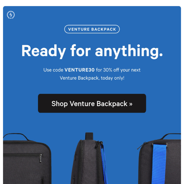 Save today on the Venture Slimline Backpack 3.0.