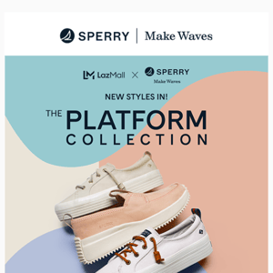 Sperry - The Platform Collection. ⬆️