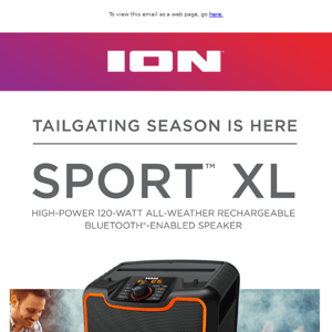 Don't tailgate without the Sport™️ XL