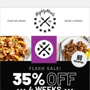 🚨 35% OFF Flash Sale!