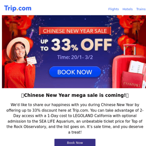 ㊗️Chinese New Year mega sale is coming!😍