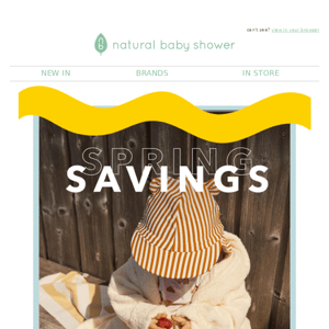 Up to 50% off Spring Savings 🍃 🛍️