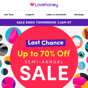 Lovehoney , Sale ENDS TOMORROW 😢