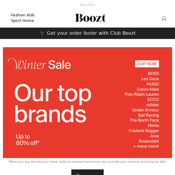 Winter Sale on top brands🤩