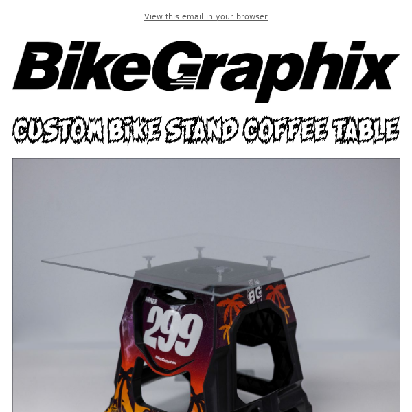 💥Custom Bike Stand Coffee Table💥