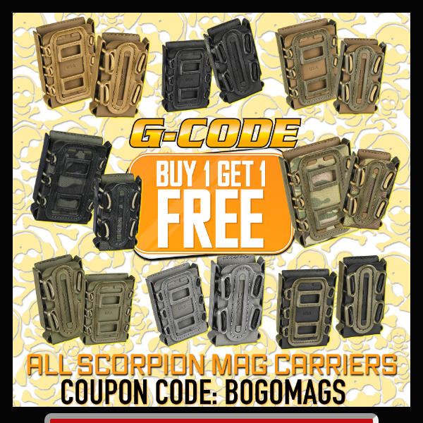 All Scorpion Mag Carriers Buy One Get One FREE!!