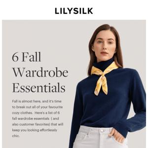 A Seasonal Closet: 6 Fall Wardrobe Essentials