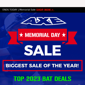 ENDS TODAY | Memorial Day Bat Sale 🚨🚨