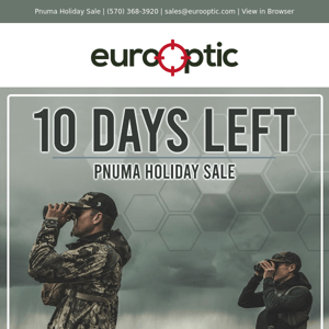 10 DAYS LEFT: Pnuma Holiday Sale