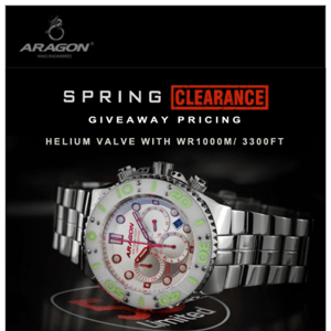 Spring Clearance! Enforcer NE88 Automatic Chrono (W.R. 3300FT)