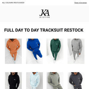 DAY TO DAY TRACKSUIT FULL RESTOCK 🚨