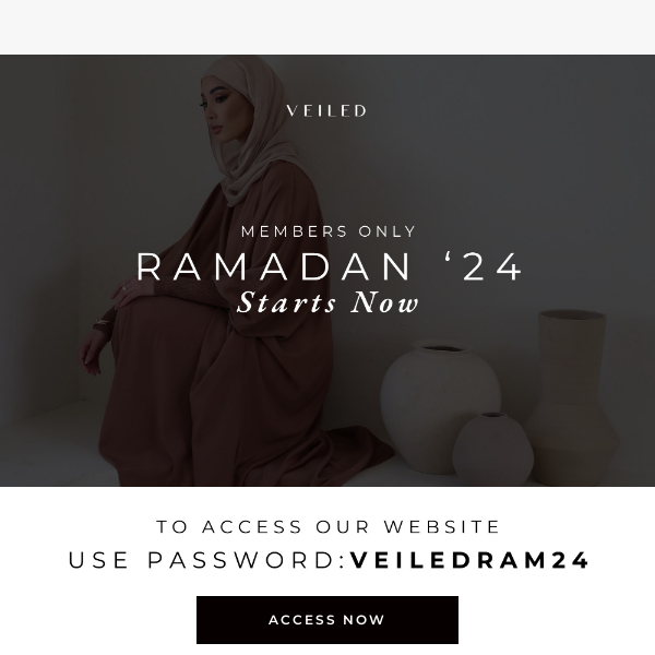 You Have Access to Our Ramadan Event ✨