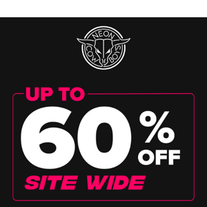 OMG! Get up to 60% OFF site wide!!! 🔥😱