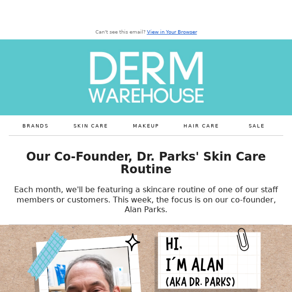 Our Co-Founder, Dr. Parks' Skin Care Routine 😍