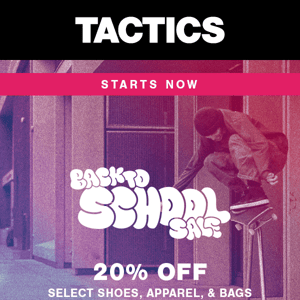 Back To School Sale → ON NOW