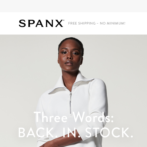 Sold Out in 10 Days - Spanx.com