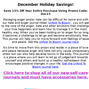 December Savings Right Now