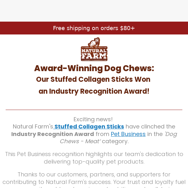 Stuffed Collagen Sticks: Award-Winning Chews! 🏆