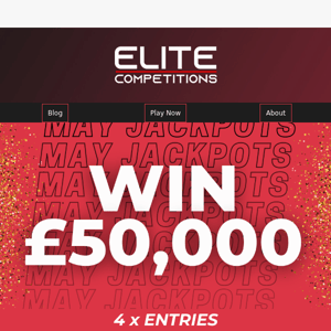 🤯Imagine winning £50,000 this Friday!