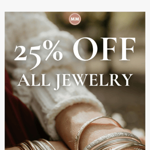 💎💎 25% OFF ALL JEWELRY // 2 DAYS LEFT 💎💎