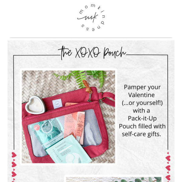 Limited time XOXO Pouch ... self-care to share! 🤍