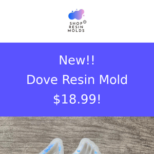 🕊️Fly Into the new year with a NEW dove Resin Mold!