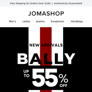 This just in: BALLY New Arrivals (UP TO 55% OFF)