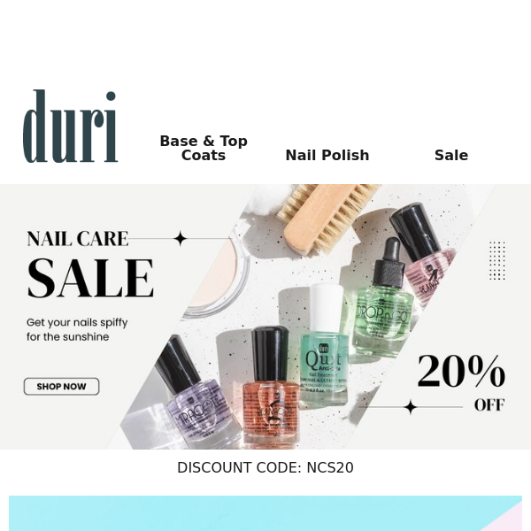 You Deserve 20% OFF Nail Care