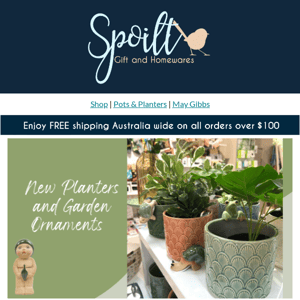 New Planters and Best Sellers Back in Stock!!! 🌿