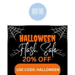 ENDS TODAY 👻 20% OFF Halloween 👻