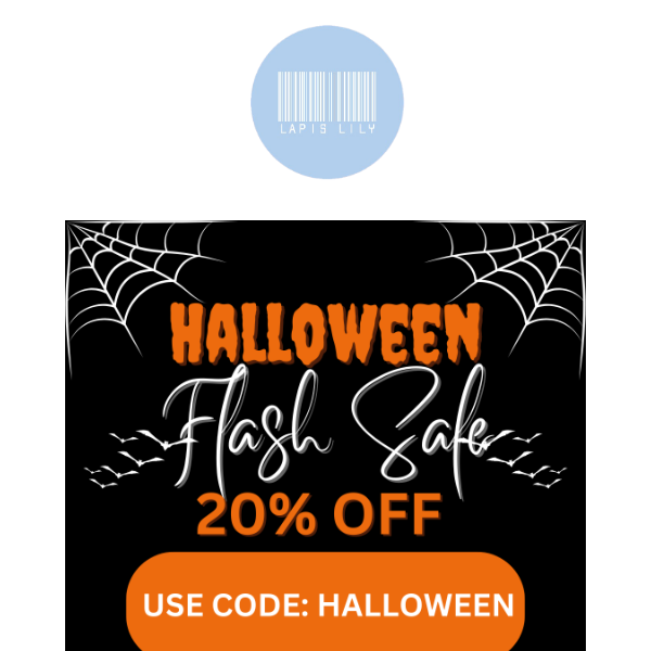 ENDS TODAY 👻 20% OFF Halloween 👻