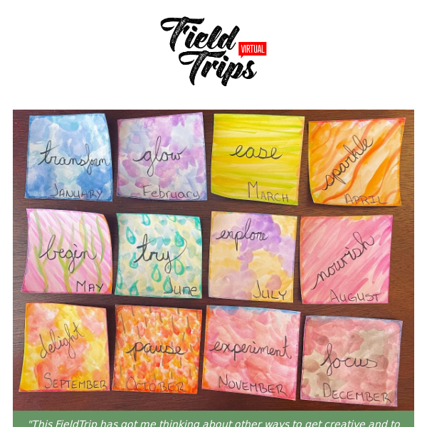 🪼 Virtual FieldTrips: Meal Prep, Movement, Tarot & more!