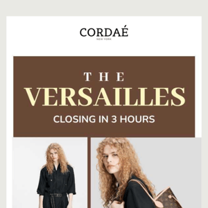 Last chance to get The Versailles.