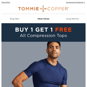 Two for the price of one! Compression Shirts on Sale