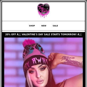 20% OFF ★ VALENTINE'S DAY SALE STARTS TOMORROW! ★ ★ Too Fast ★