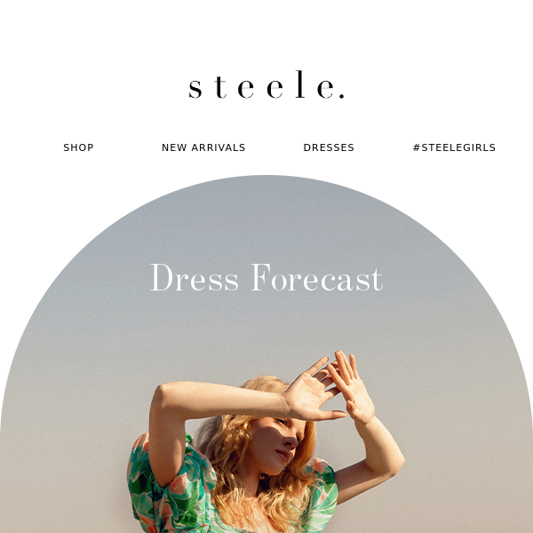The Dress Forecast • Billowy silhouettes are on the radar