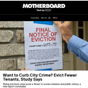 Want to Curb City Crime? Evict Fewer Tenants, Study Says