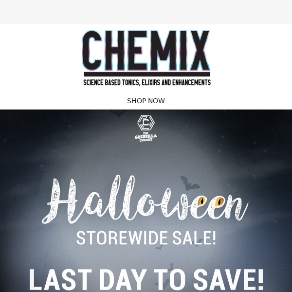 Last Chance Save Up To 30% Off Chemix Stacks...